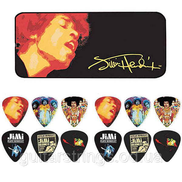 Набір Медіаторів Dunlop JH-PT03H Jimi Hendrix Signature Ladyland Heavy