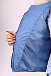 Куртка женская голубая демисезонная код П430, фото 9