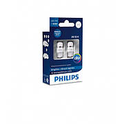 Світлодіодні LED лампи Philips X-Treme Vision LED цоколь T10 (W5W) габаритні, світло 6000К ОРИГИНАЛ