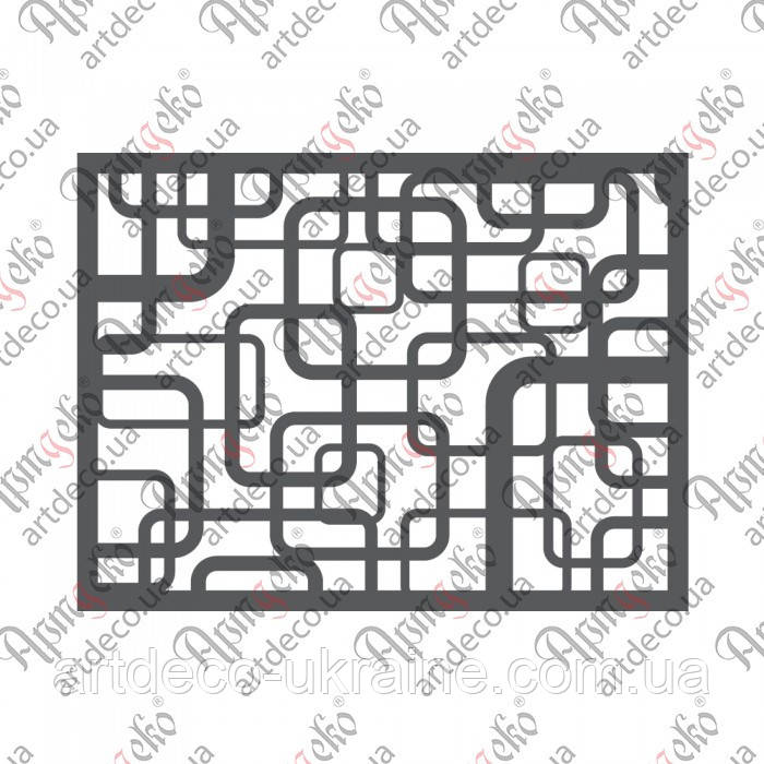 Панель декоративна, плазмова різка 600х800х2 Арт. 69.064.02, фото 1