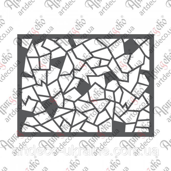 Панель декоративна, плазмова різка 600х800х2 Арт. 69.066.02, фото 1