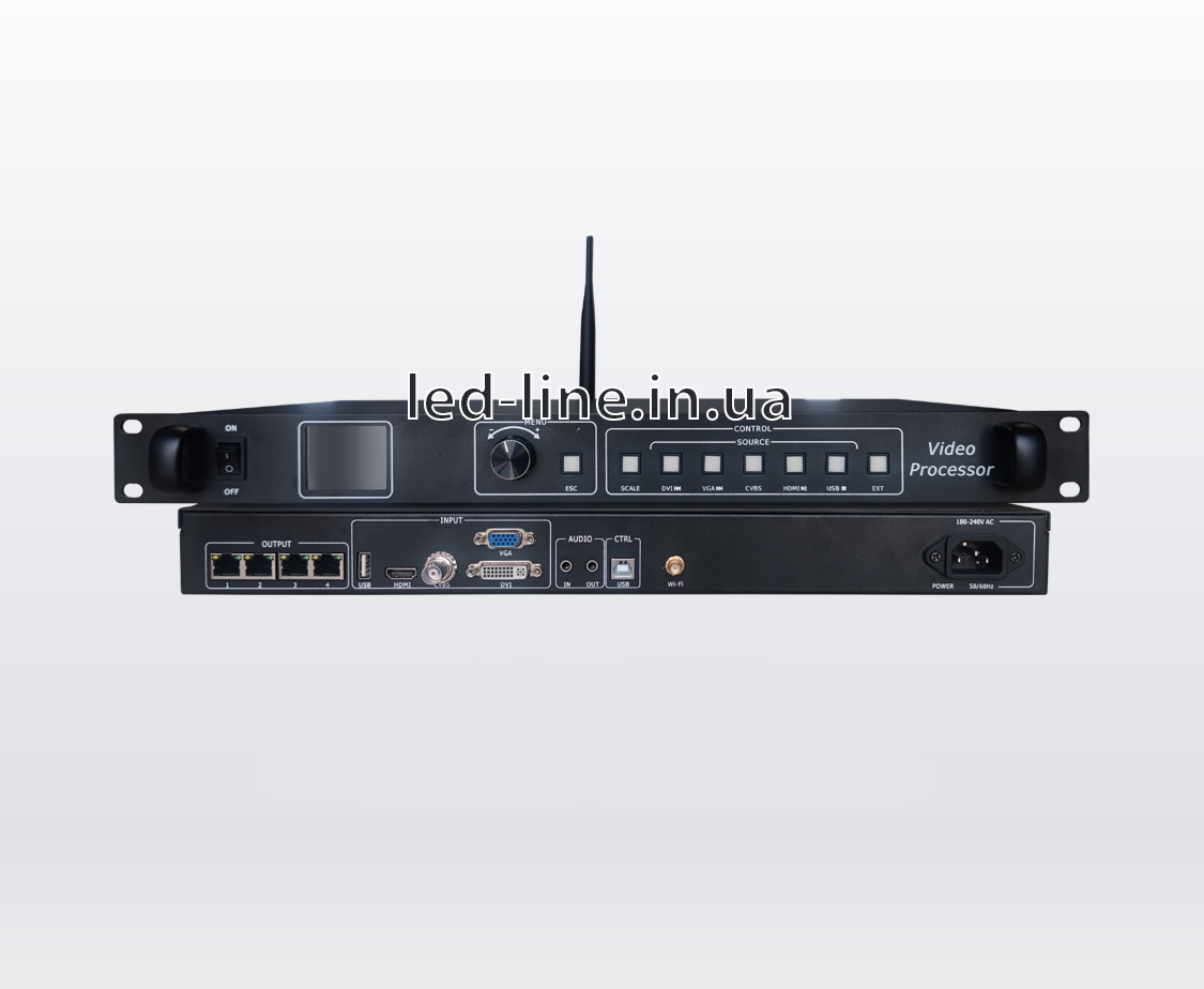 Відеопроцесор HD-VP820 Huidu з відправною картою для LED екрана