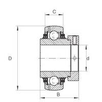 Подшипник FYH NA308L3 усиленное тройное уплотнение UEL308D1W3, EX308G2, GNE40KRRB