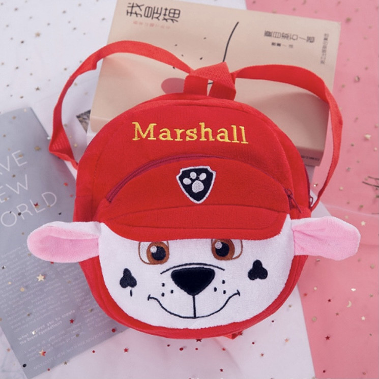 Дитячий рюкзак Щенячий патруль C 37870 Маршал для самих маленьких м'який плюшевий, фото 1