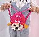 Дитячий рюкзак Щенячий патруль C 37870 Скай для найменших м'який плюшевий, фото 2