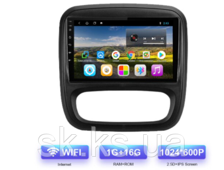 Junsun 4G Android магнітола для Renault Trafic 3 2014-2021 For Opel Vivaro B 2014-2018, фото 1