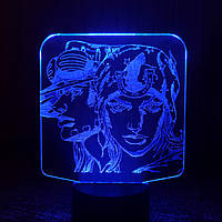 Акриловый светильник-ночник ДжоДжо синий tty-n001535