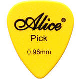Медіатор Alice AP-600Q0.96 ABS Matte 0.96 mm різні кольори, фото 8