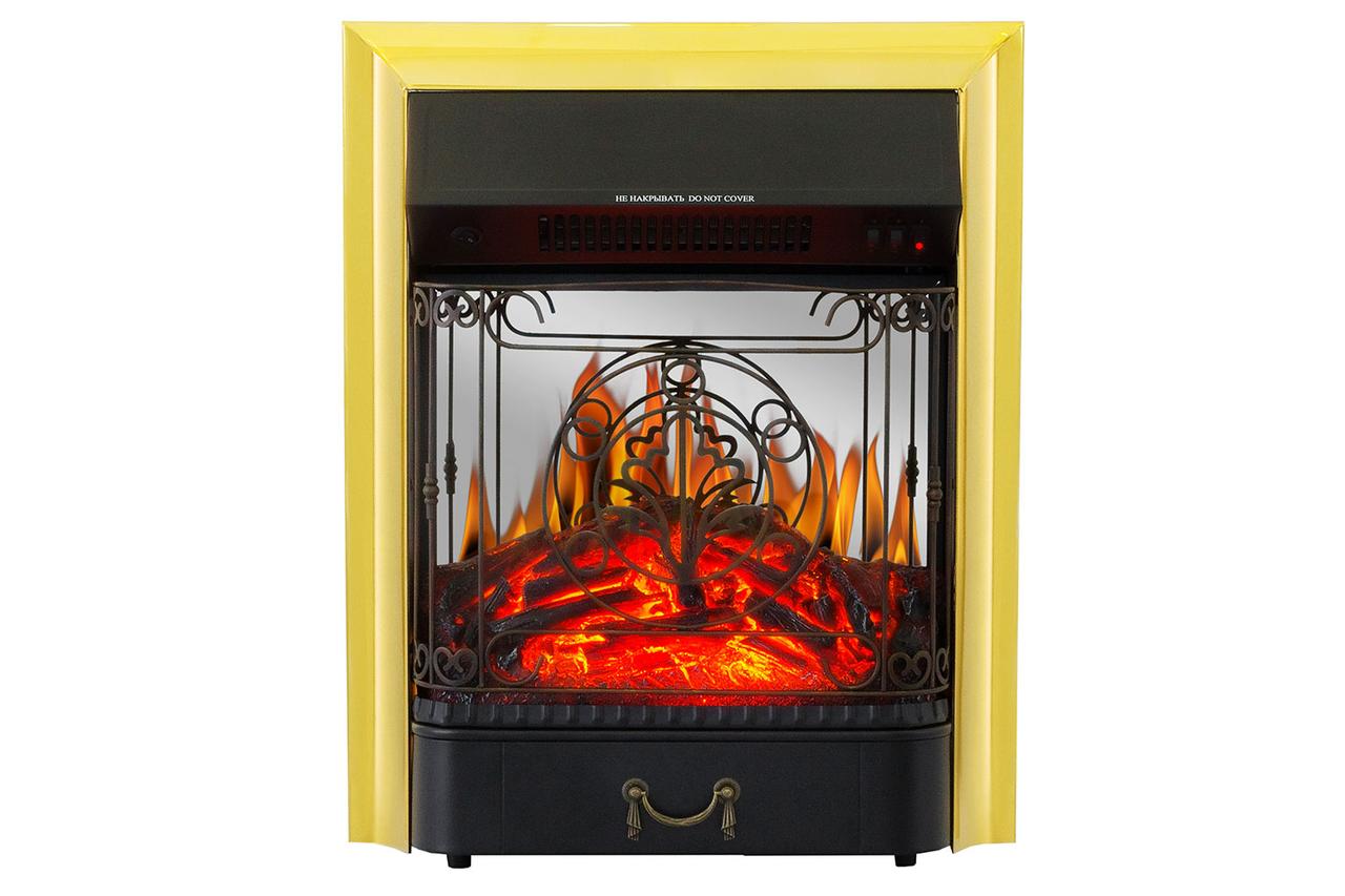 Електрокамін з обігрівом Royal Flame Majestic FX M Brass зі звуком