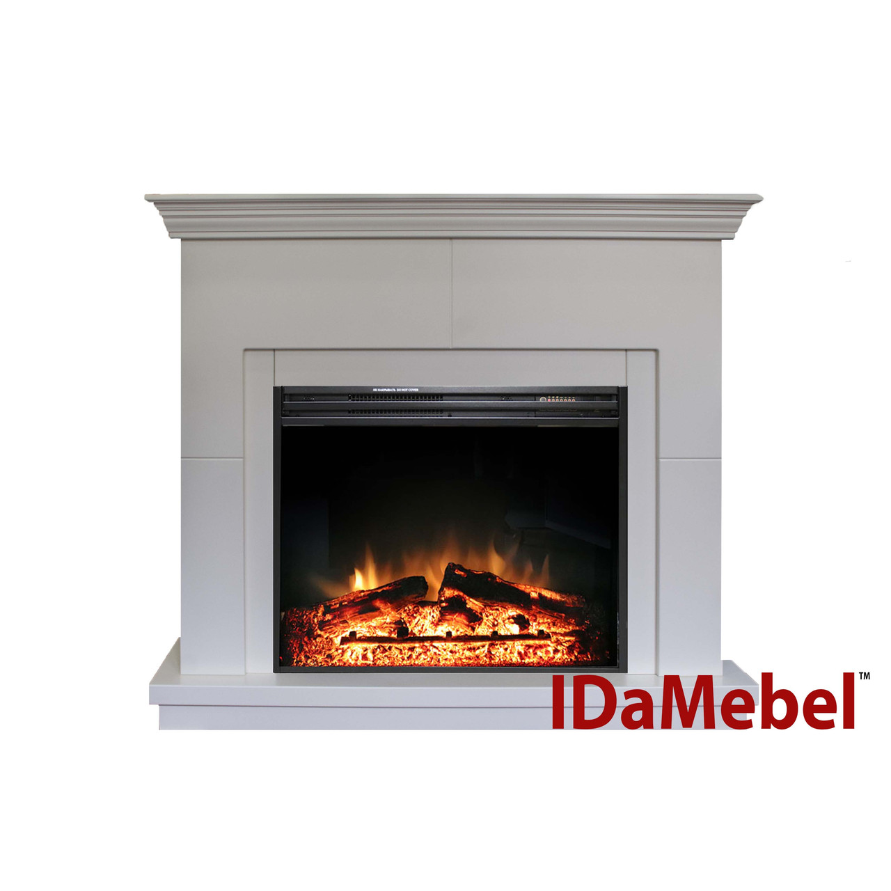 Каминокомплект IDaMebel Montreal Jupiter Білий