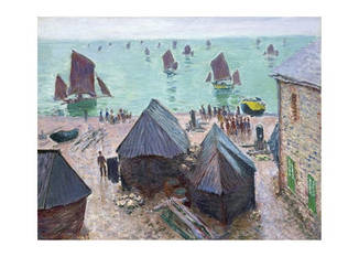 Листівка Claude Monet - The Departure of the Boats, Etretat