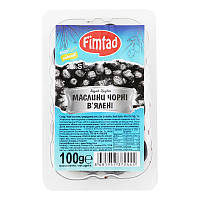 Оливки черные (маслины) вяленые с косточкой 100 г Fimtad (Турция)