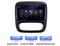 Junsun 4G Android магнитола для Renault Trafic 3 2014-2021 For Opel Vivaro B 2014-2018 6+128 T9
