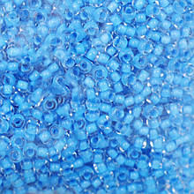 Бісер Preciosa10, No407-33119/38365 прозорий фарбований з середини, блакитний