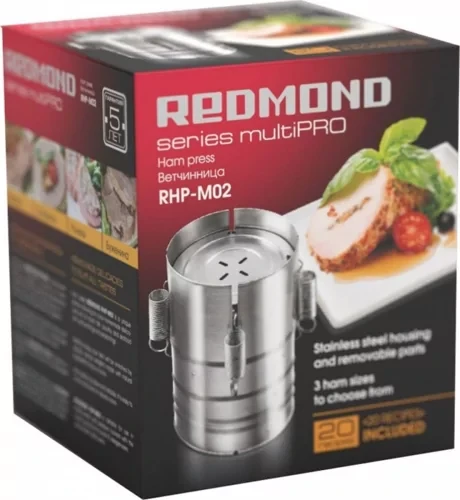 Пресс-форма для ветчины RHP-M02 домашняя ветчинница Redmond на 1.5 кг мяса - фото 10 - id-p1587011159