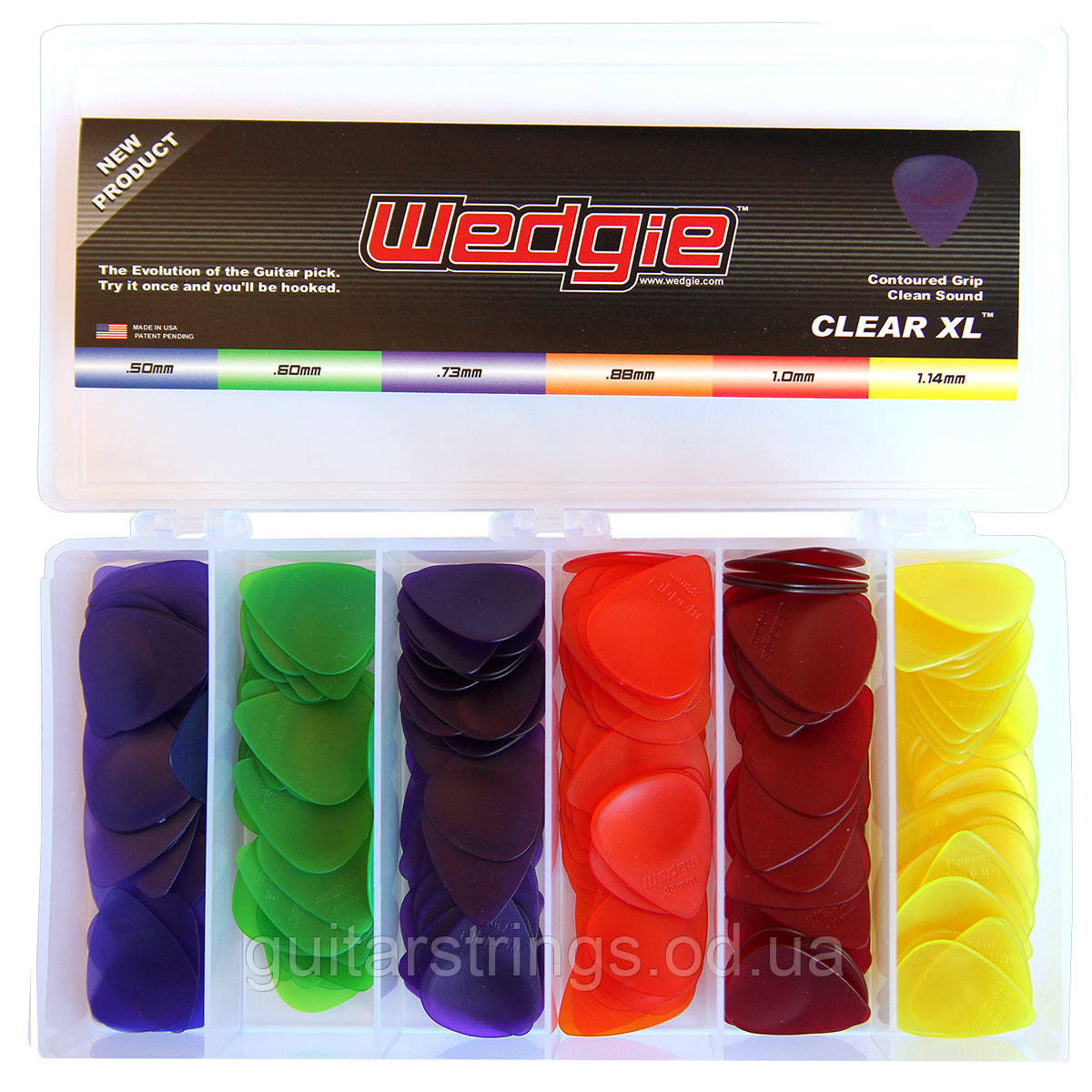 Медіатор Wedgie WCPP50 Clear XL 0.50 mm - фото 3 - id-p254183228