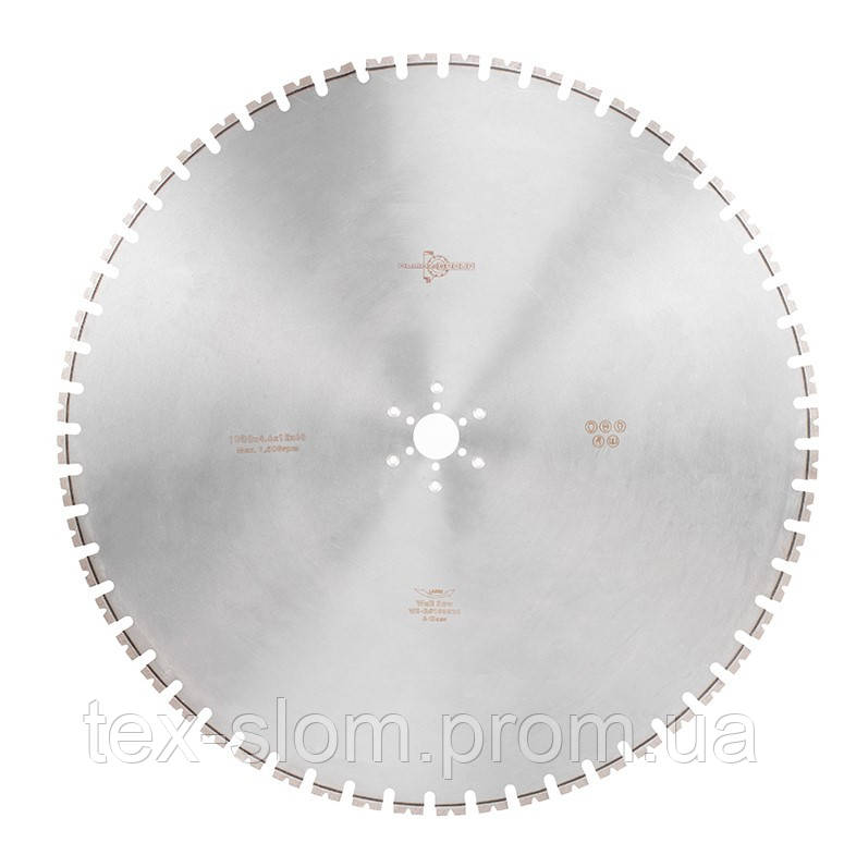 Алмазний диск ALMAZ GROUP для стенорізної пили за залізобетоном 1000 мм (F11)