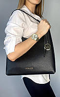 Сумка Michael Kors Joan Large Pebbled Leather Shoulder Bag Black (35S1GV9L3L)