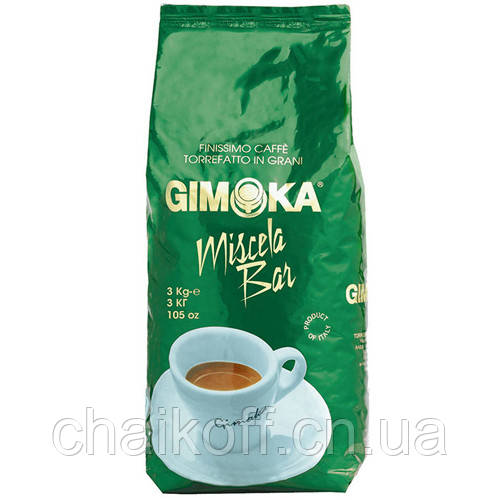 Кава в зернах Gimoka Miscela Bar у зернах 3000 г, фото 1