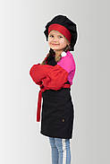 Комплект дитячий Latte Kids 5-7 років | Фартух + Ковпак + Нарукавники, фото 4