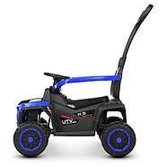 Каталка Толокар Bambi M 4802-4 синій | музична машинка толкалка з ручкою на великих колесах, фото 5