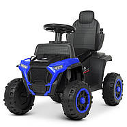 Каталка Толокар Bambi M 4802-4 синій | музична машинка толкалка з ручкою на великих колесах, фото 3