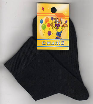 Дитячі демісезонні шкарпетки х/б Смалій, рис 00, колір 02, 22 розмір (33-35), 10201