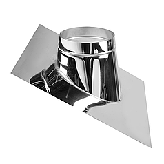 Криза димохідна 30-45° ø165 мм 0,5 мм Aisi 201 Stalar (32121)