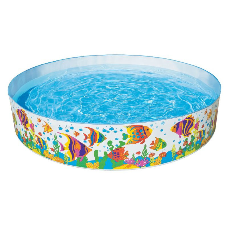 Intex 56453 - круглий каркасний басейн Ocean Reef Snapset 244x46 см