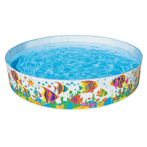 Intex 56453 - круглий каркасний басейн Ocean Reef Snapset 244x46 см, фото 1