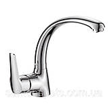 Змішувач для кухні високий IBERGRIF ROMA M14150 Long, фото 2