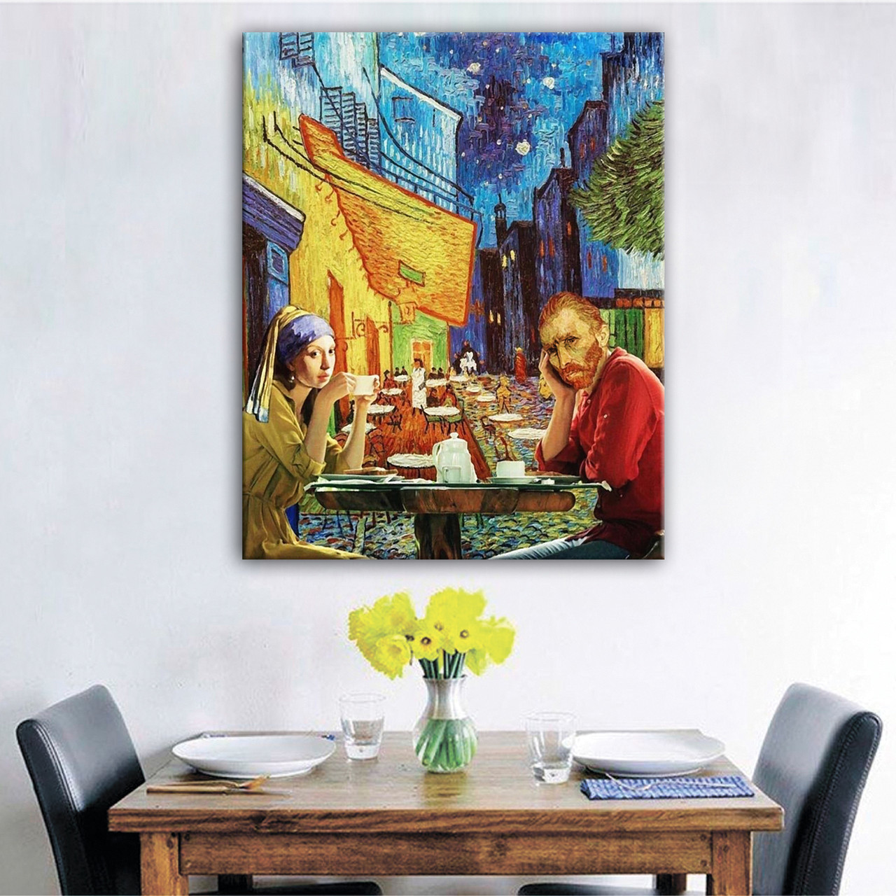 Картина інтер'єрна Нічна тераса кафе Ван Гог, фото 1