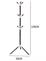 Підлогова вішалка-стійка для одягу New choice of free family / Портативний вішак для одягу-коричнева, фото 5