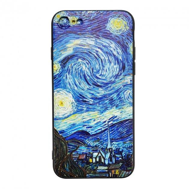 Чохол для Apple iPhone 7, 8 і SE 2020 Alitek Art Ван Гог Зіркова ніч (no sign)