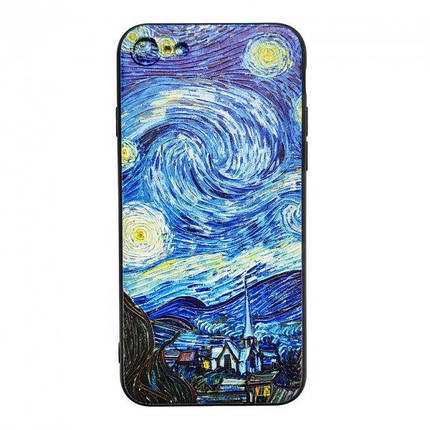 Чохол для Apple iPhone 7, 8 і SE 2020 Alitek Art Ван Гог Зіркова ніч (no sign), фото 1