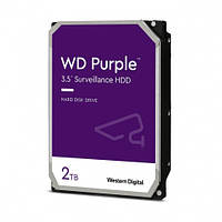 Накопичувач 3,5" HDD SATA 2.0TB WD Purple 5400rpm 64MB (WD20PURZ)