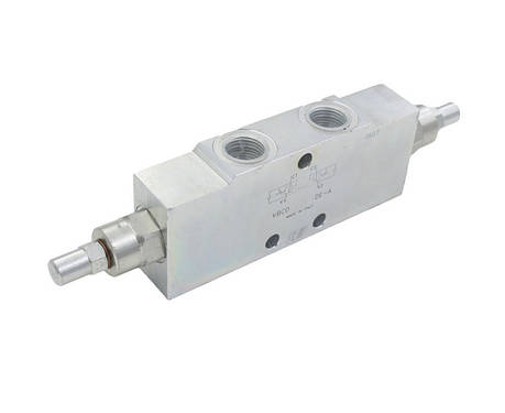 Клапан гальмівний двосторонній VBCD 1/4" DE/A (контрбаланс) (20 л/хв), фото 1