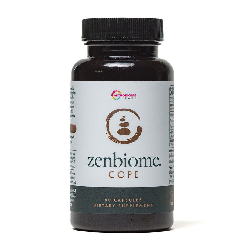 Microbiome Labs ZenBome Cope / Підтримка подолання випадкового стресу 60 капсул.