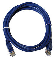 Патчкорд UTP Cat5E 2.0 м Cu, синій