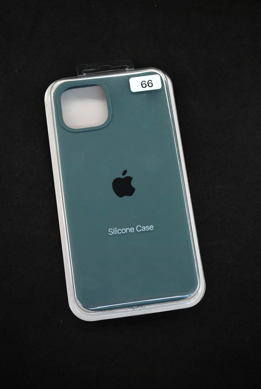Чохол для телефону iPhone 11 Silicone Case original FULL No66 pine green (4you)