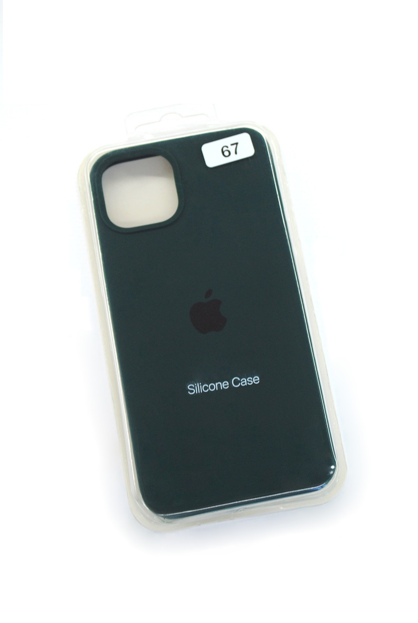 Чохол для телефону iPhone 14 Silicone Case original FULL №67 moss green (4you)