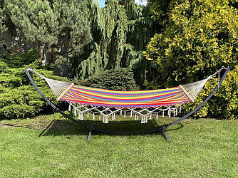 Одномісний гамак з планкою BALI Класичний XL 200х100 WCG без каркасу