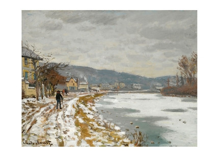 Листівка Claude Monet - The Seine at Bougival, 1869