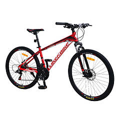 Велосипед взрослый "Active 1.0" LIKE2BIKE A212603 колёса 26", красный, рама алюминий 15", Time Toys