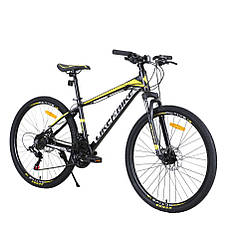 Велосипед взрослый "Active 1.0" LIKE2BIKE A212604 колёса 26", чёрный матовый, рама алюминий 15", Time Toys