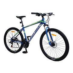 Велосипед дорослий "Active 1.0" LIKE2BIKE A212701 колеса 27,5", синій матовий, рама алюміній 18"