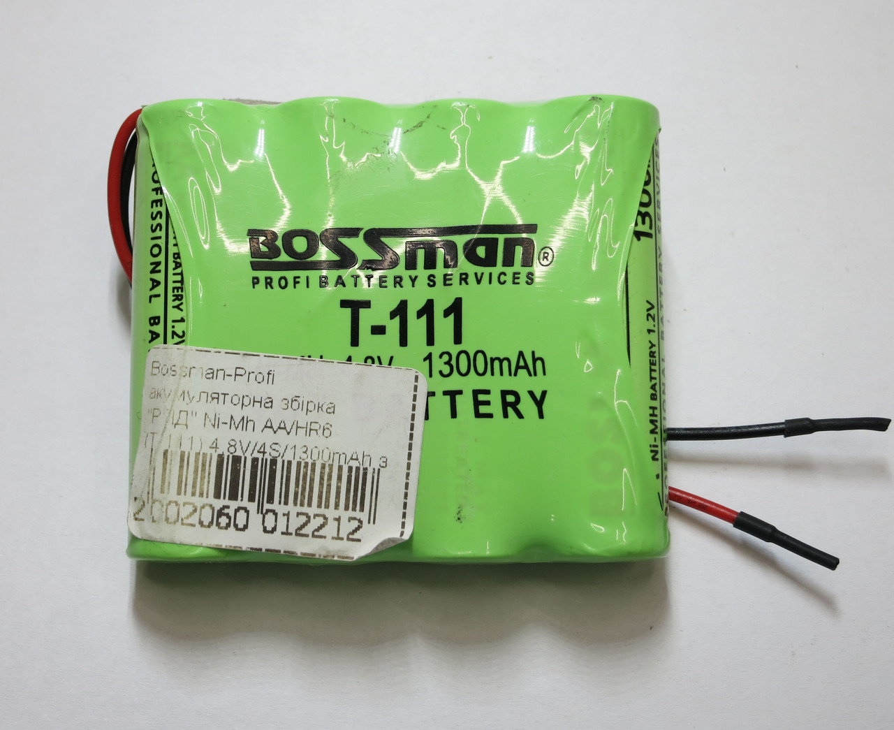 Акумуляторна збірка Bossman-Profi T-111 4,8 V 1300mAh (Ni-Mh)