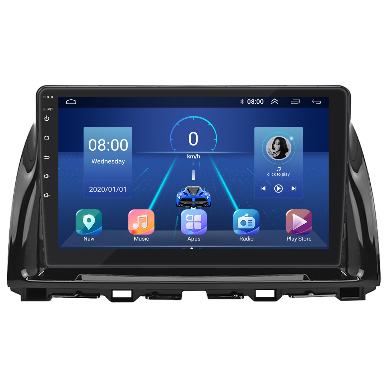 Штатна магнітола 10" Lesko для Mazda CX-5 I Рестайлінг 2015-2017 6/128Gb 4G Wi-Fi GPS Top Мазда 6шт
