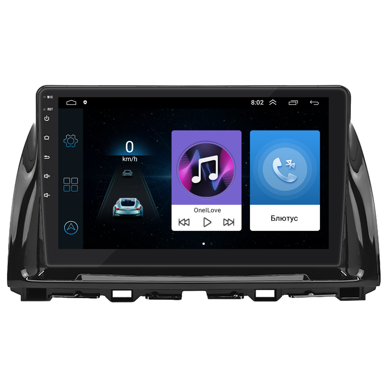 Штатна автомобільна магнітола Lesko для Mazda CX-5 (2012-2016 р. в.) 9" 1/16GB Wi-Fi Optima GPS Android Мазда