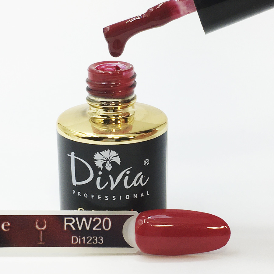 Divia гель лак Red Wine Di1233 [RW020], 8 мл